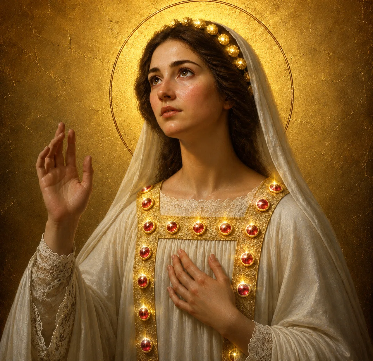 The First Visitation of St. Beatrice : On Preservation of Humanity